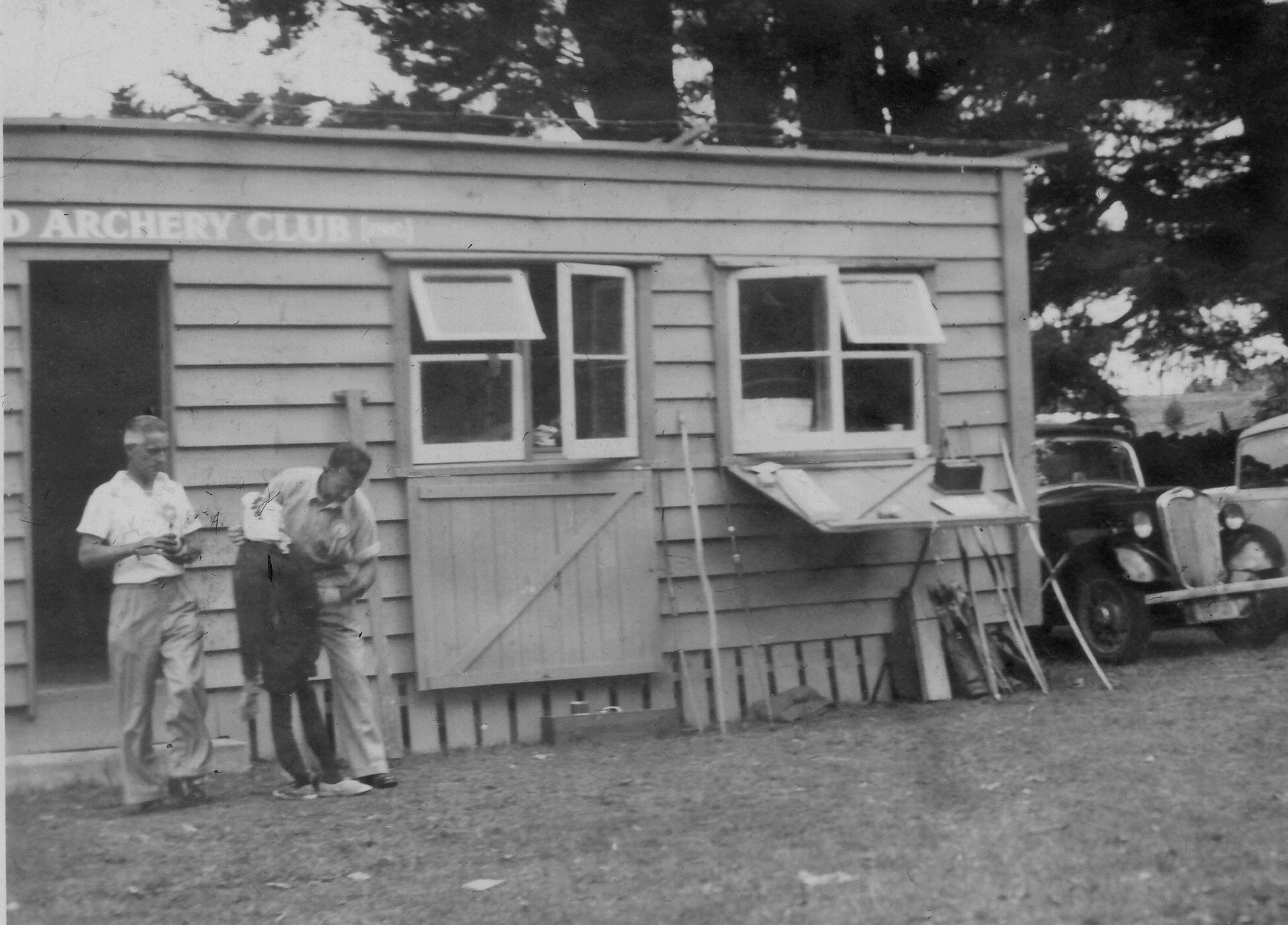 AAC's clubhouse in the 1950s AAC's clubhouse in the 1950s